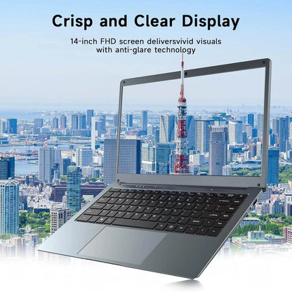 14 Inch Laptop Intel Celeron N3350 6GB RAM 64GB+256GB SSD Windows 10 - Price Value Store