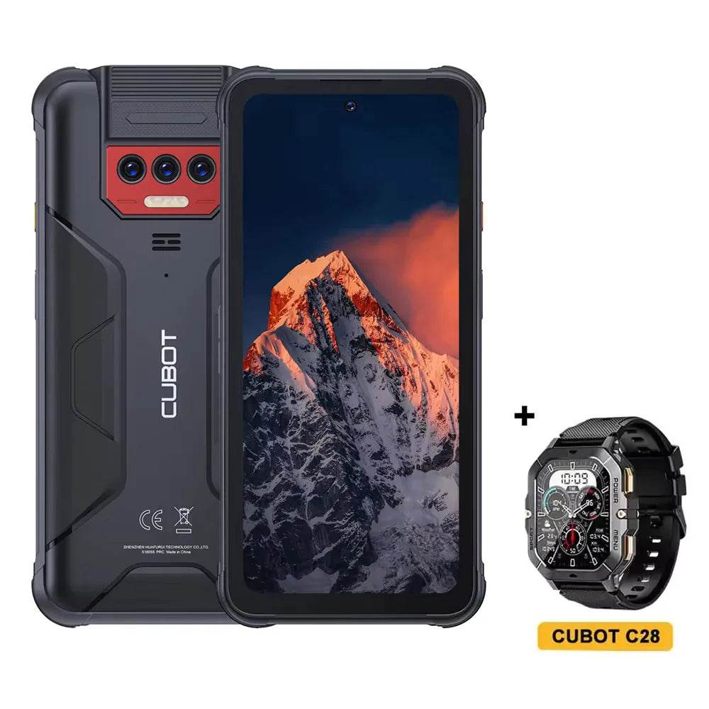Cubot KingKong 8 Smartphone (6+6GB) RAM+256GB ROM 10600mAh Battery Dual LED Torch 48MP Rear Camera NFC Fingerprint Mobile Phone - Price Value Store