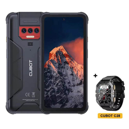 Cubot KingKong 8 Smartphone (6+6GB) RAM+256GB ROM 10600mAh Battery Dual LED Torch 48MP Rear Camera NFC Fingerprint Mobile Phone - Price Value Store