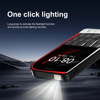 SERVO V10 Dual SIM Mobile Phone Magic Voice Speed Dial FM Radio Camera Flashlight Type-C Port 2.01" Screen Key Feature Cellphone