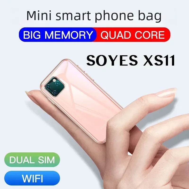 SOYES XS11 XS13 Series Mini Android Smartphone HD Screen Dual SIM TF Card Slot 5MP Camera Google Play Store Small Mobile Phone - Price Value Store