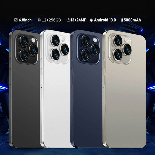 Smartphone Note 14 Pro Android 5G phone,6000mAH,12GB RAM 256G 512G 1TB ROM,6.8Inch,1920x1080HD,24+48MP,MTK10 Core Global Vision - Price Value Store