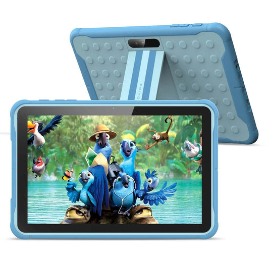 Pritom 10 Inch Kids Tablet Android 13 Go WIFI Quad Core Processor 2GB RAM 64GB ROM YouTube with Case - Price Value Store