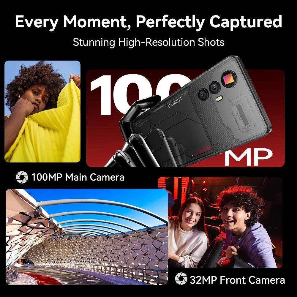 5G Smartphone CUBOT MAX 5, Dimensity 8200 4nm 3.1GHz, 6.95-inch 144Hz Large Screen, Gaming Phone, 24GB RAM(12GB+12GB), 256GB ROM - Price Value Store