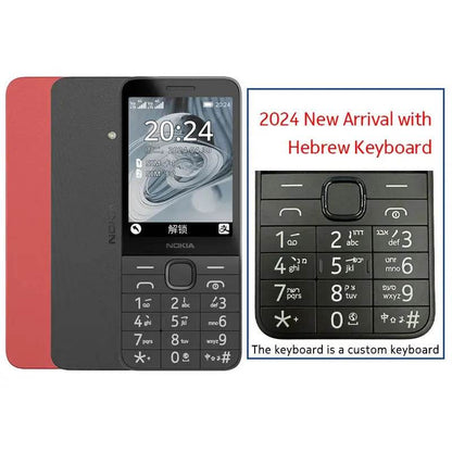 Nokia 215 4G Mobile Phone Dual SIM Cards FM Radio 1150mAh Standby Time Feature Phone with Hebrew Keyboard New And Original 100% - Price Value Store