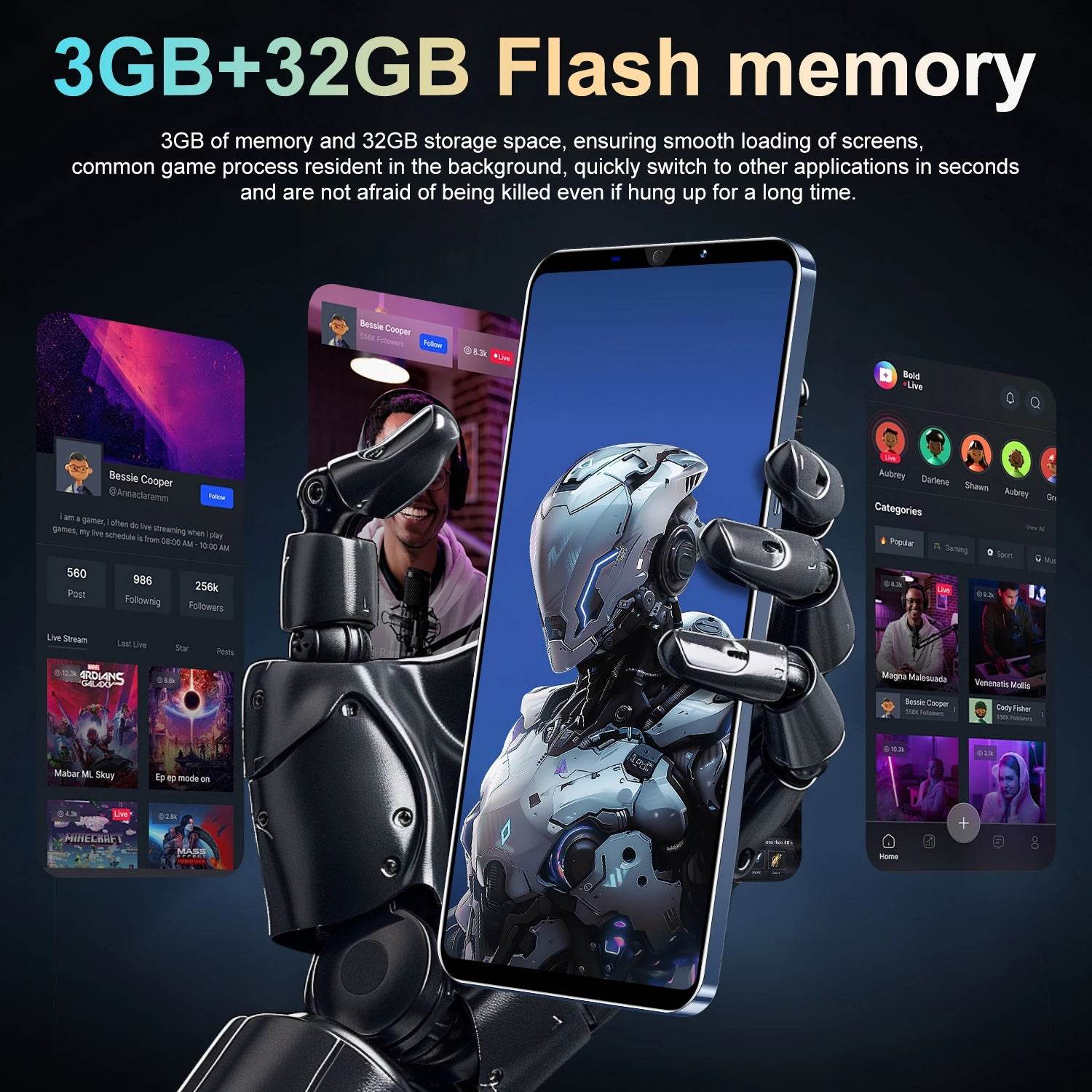 XS22 Smartphone Android 5.0 inch 3+32GB ROM 5+13MP Camera Mobile phones 3500mah Battery Dual Sim Cellphone - Price Value Store