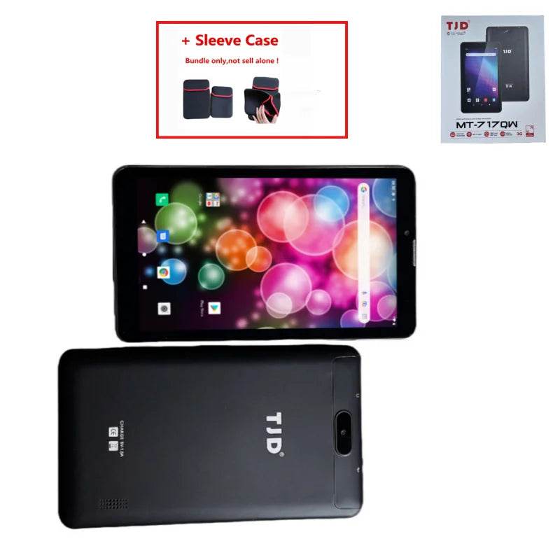 Support GPS RAM 1GB DDR3+16GB 7 INCH 717QW Android 11 3G Phone Tablet For Kids 2* SIM Card 1024x600 IPS WIFI SC7731 Quad-Core - Price Value Store