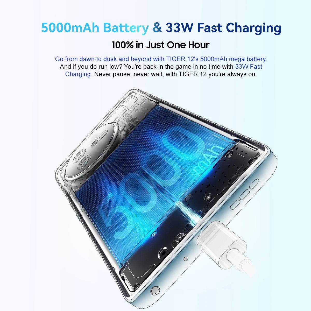Blackview OSCAL TIGER 12 Smartphone Helio G99 6.78'' 120Hz 2.4K Display Cell Phone 8GB 128GB, 64MP, Mobile Phone Android13 - Price Value Store