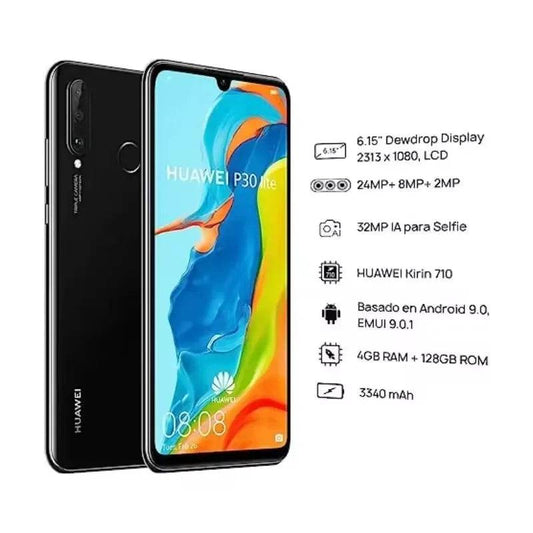 HUAWEI P30 Lite Smartphone Android 3340mAH 6GB RAM 128G ROM 6.15Inch 1080x2312HD 24+32MP Global Vision 4 5G Network Mobile Phone - Price Value Store