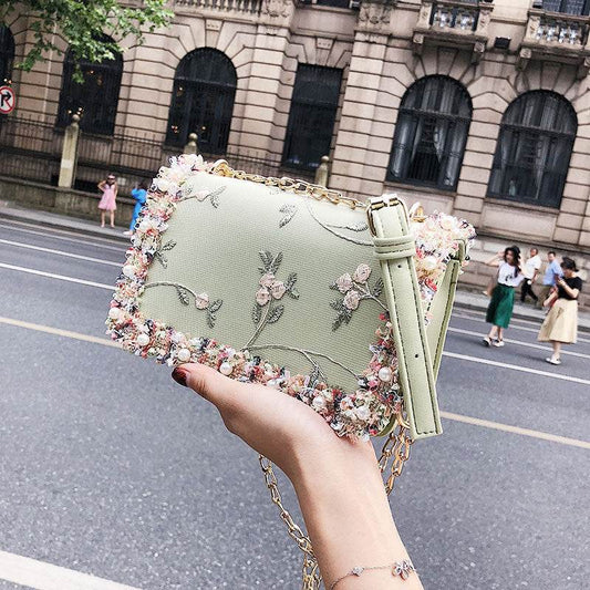 Tote Small Bag New Lace Crossbody Chain Shoulder Bag Fashion Women's Bag - Price Value Store