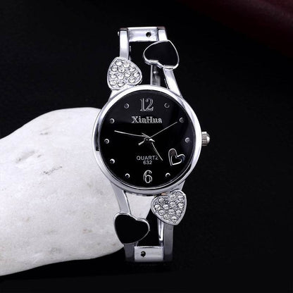 Fashion Diamond Quartz Ladies Bracelet Watch - Price Value Store