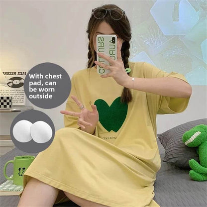 Sleeping dress with short sleeves - Price Value Store