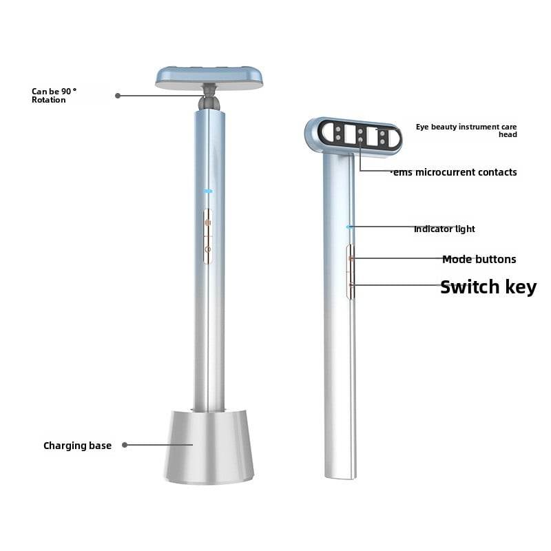 The new electric eye instrument eye massager EMS micro-current massager hot compress vibration colorful light eye instrument - Price Value Store