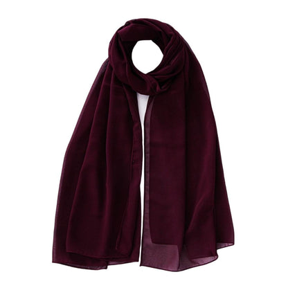 Monochrome Pearl Chiffon Bubble Scarf - Price Value Store