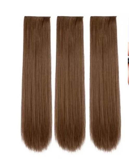 3-Piece Seamless Invisible Long Curly Hair Extensions for Women - Price Value Store