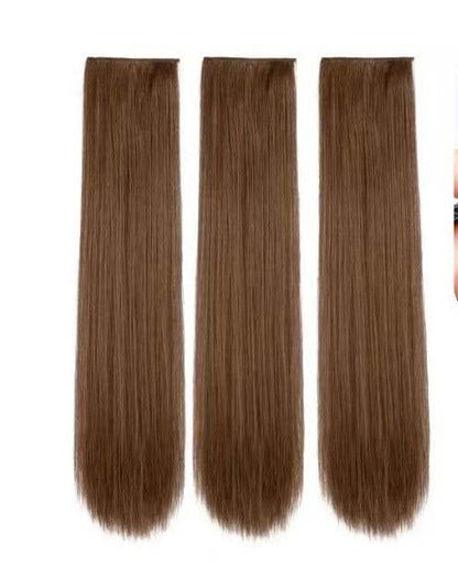 3-Piece Seamless Invisible Long Curly Hair Extensions for Women - Price Value Store