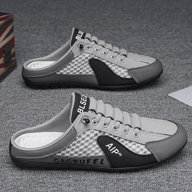 Men's oversized shoes with hollowed-out designs in summer - Price Value Store