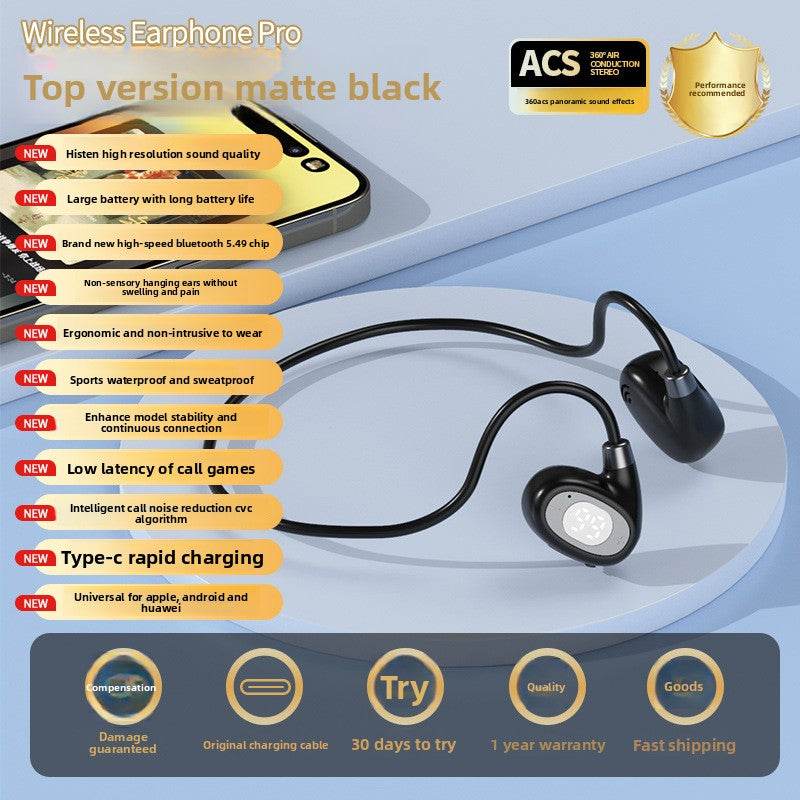 Wireless Bone Conduction Bluetooth Headset - Price Value Store