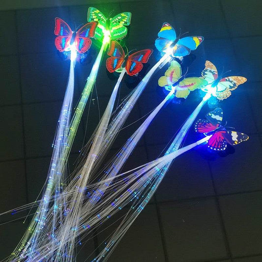 Toy fake hair, fiber optic hairpin braid - Price Value Store