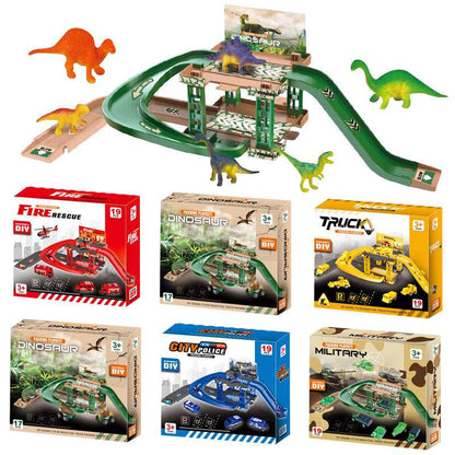 Assembled fire-fighting track toy - Price Value Store