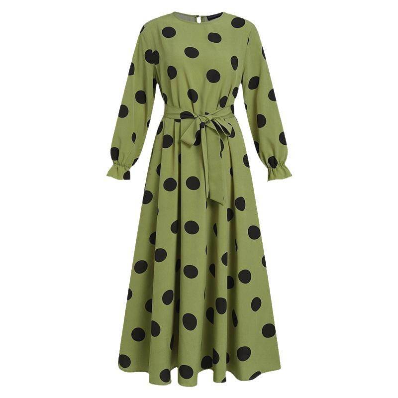 Long Sleeve Loose Swing Dress - Price Value Store