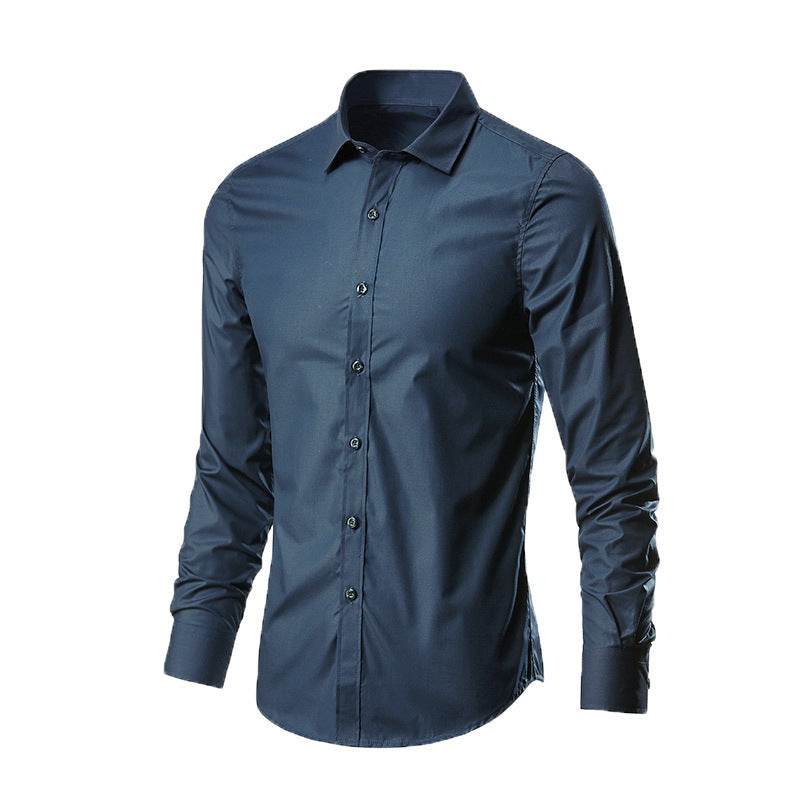 Men's Long/Short Sleeve Slim Fit Non-Ironing Casual Shirt - Price Value Store