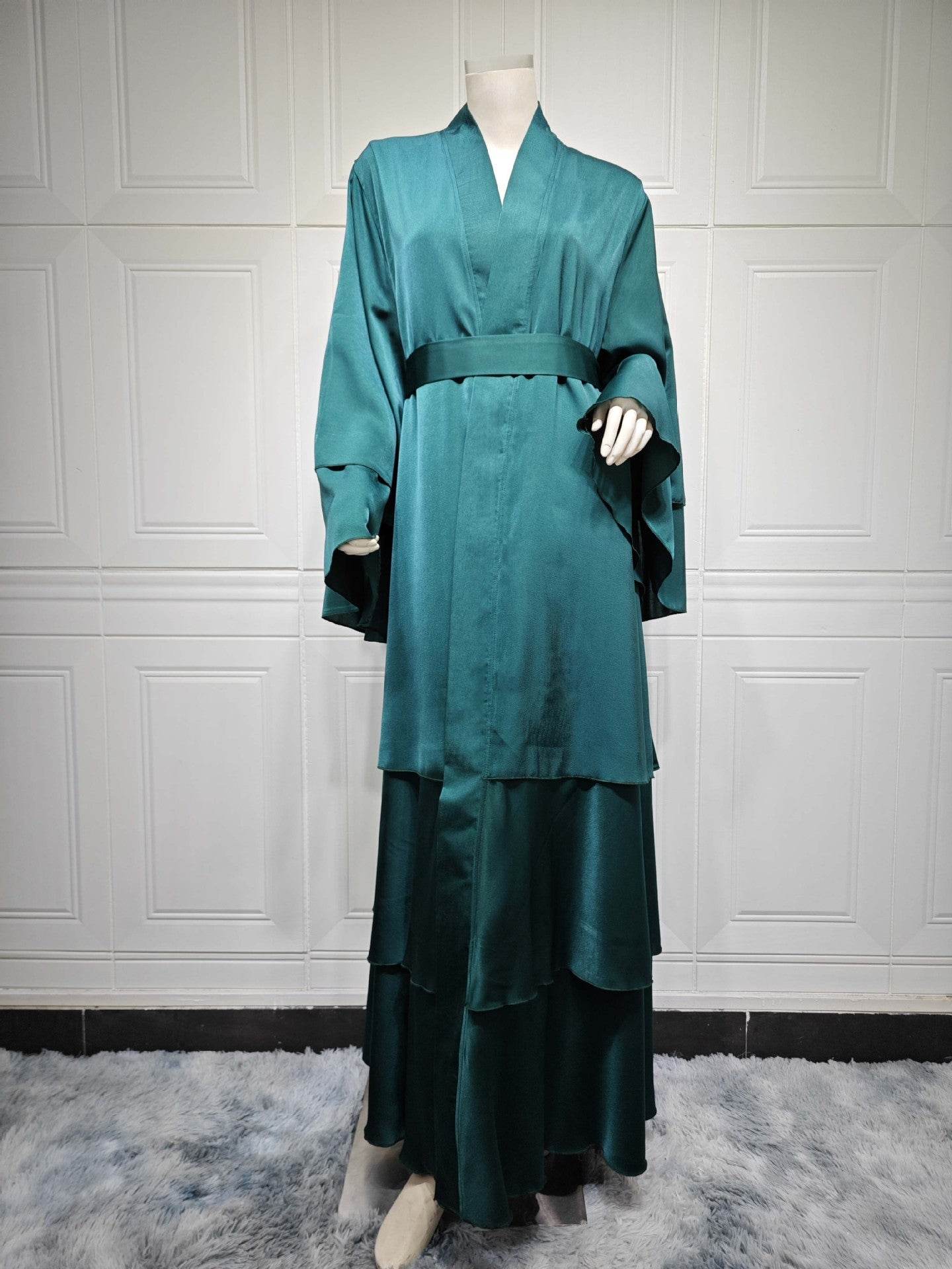 Modest Muslim Abaya Robe - Solid Color Long Dress - Price Value Store