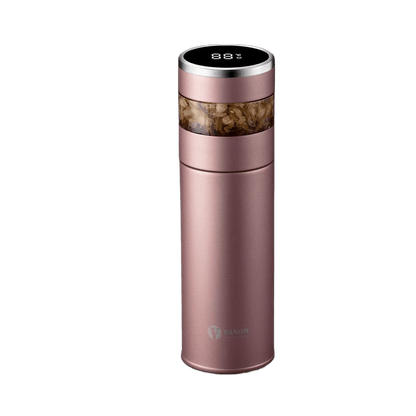 Smart Temperature Display Vacuum Insulated Cup with Tea Strainer - Price Value Store