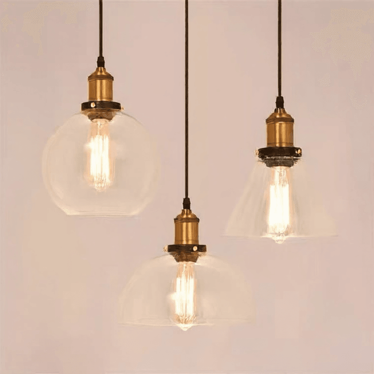 Creative retro glass chandelier - Price Value Store