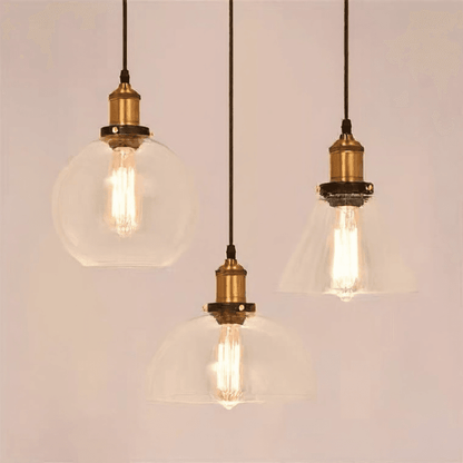 Creative retro glass chandelier - Price Value Store