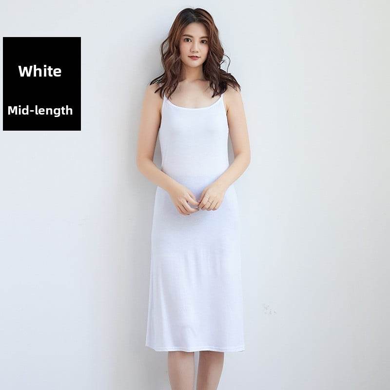 Sleeveless Slip Dress - Loose Fit Casual Inner Skirt - Price Value Store