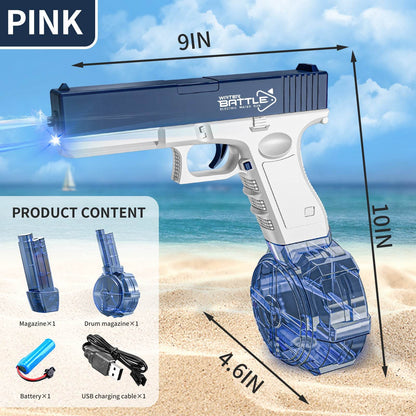 Electric Water Gun with LED Light - Price Value Store