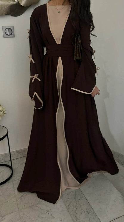 Belted long dress - Price Value Store
