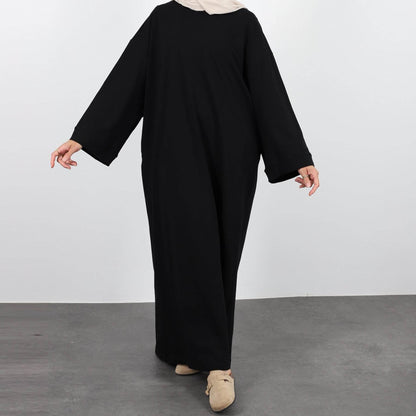 Solid-color hoodie dress - Price Value Store