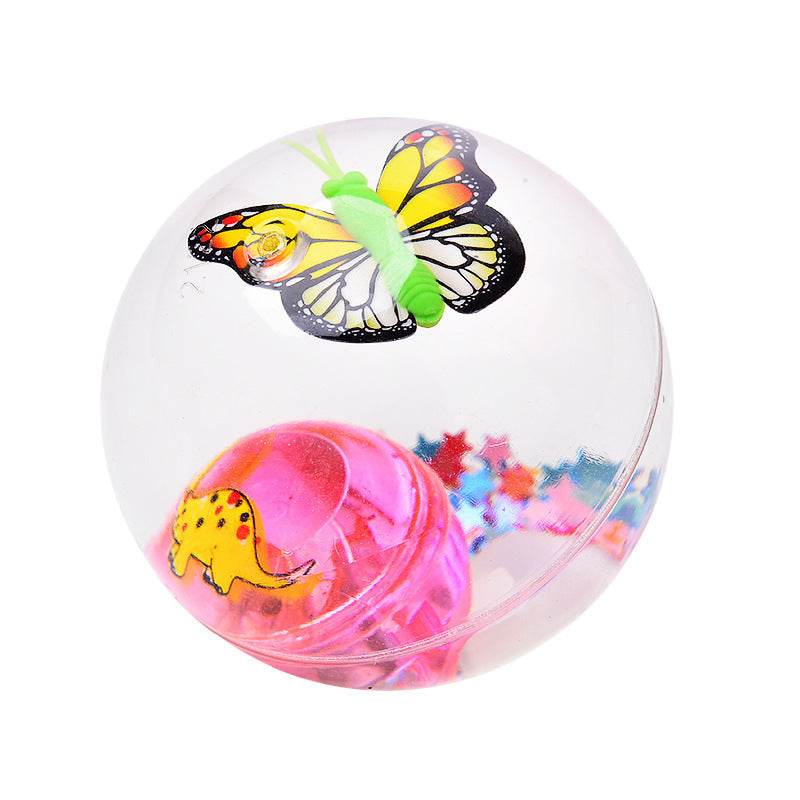 Crystal elastic ball transparent glittering toy - Price Value Store