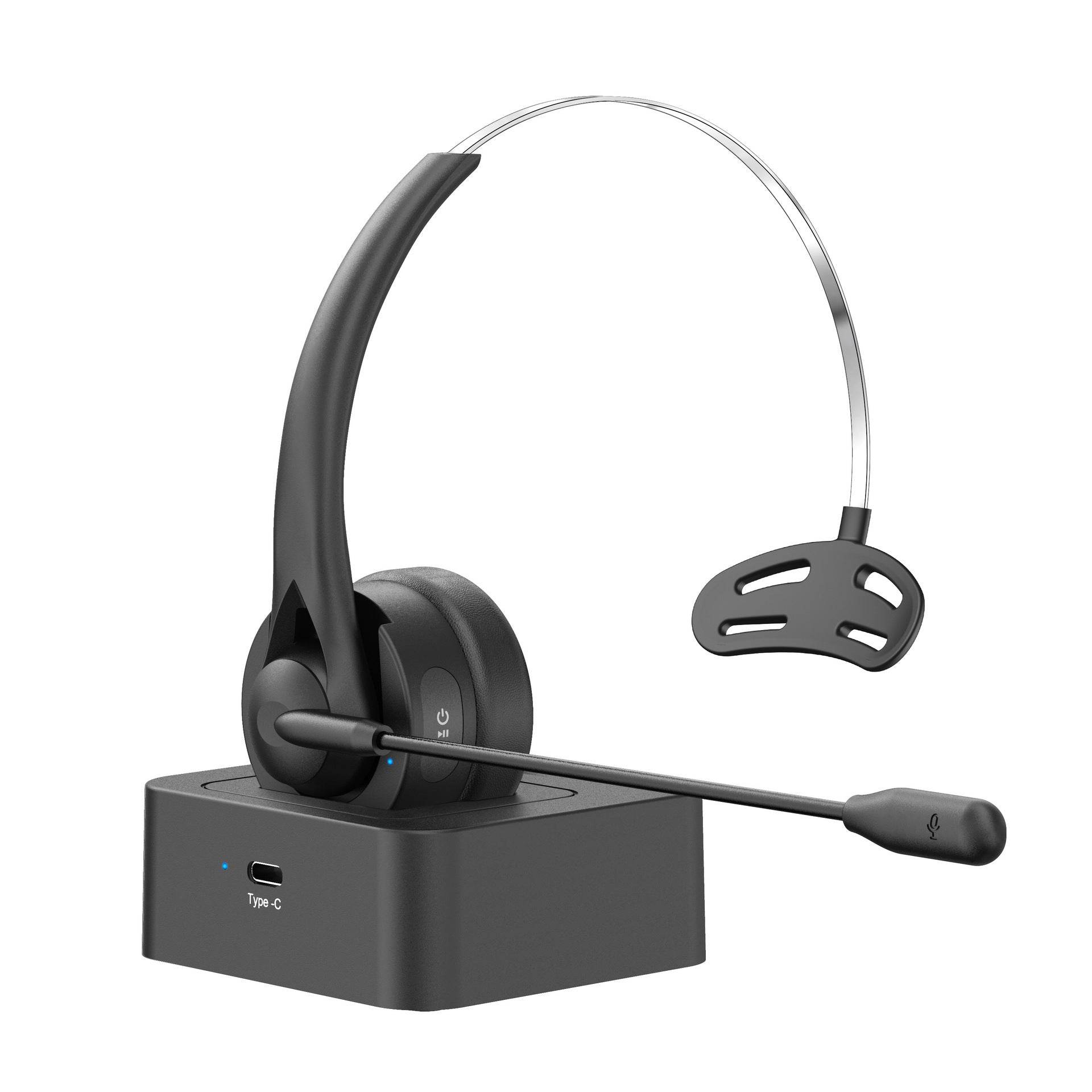 Noise-Canceling Bluetooth Headset with Wireless Charging - Price Value Store