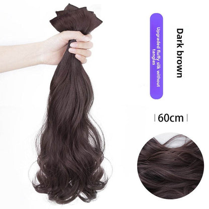 Three-piece large wavy wig pieces - Price Value Store