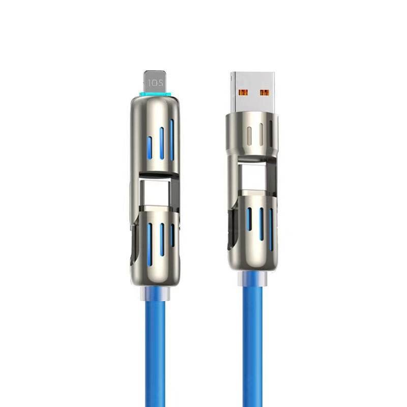4-in-1 usb mobile phone data cable - Price Value Store