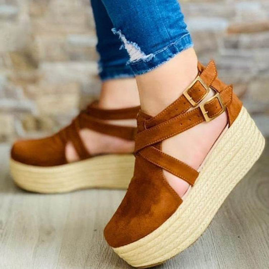 Thick-soled Baotou Platform Shoes - Price Value Store