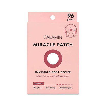 MIRACLE PATCH Hydrocolloid Acne Stickers Waterproof Invisible Ultra-Thin for Blemish Treatment (96 Patches) - Price Value Store