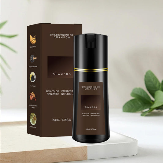 Plant Formula Hair Dye Shampoo 200ml