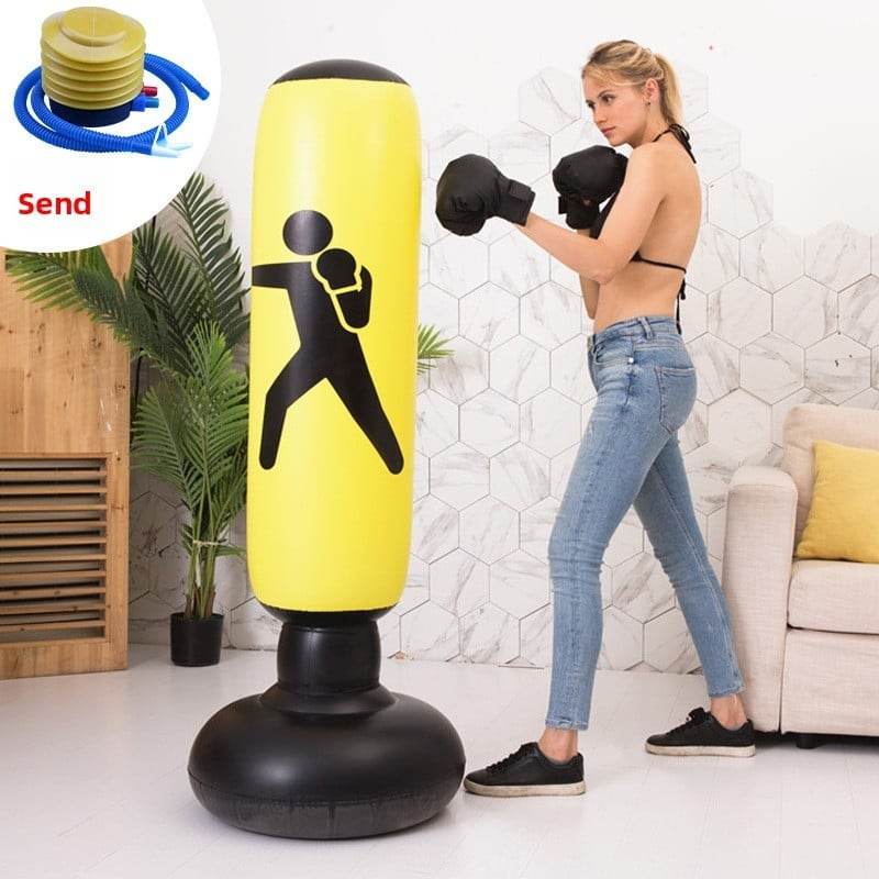 Inflatable fitness boxing column untoppleable figure - Price Value Store