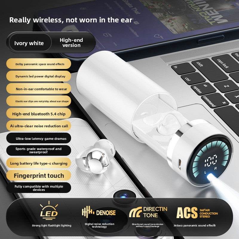 Bluetooth Noise Reduction Flashlight Headset - Price Value Store