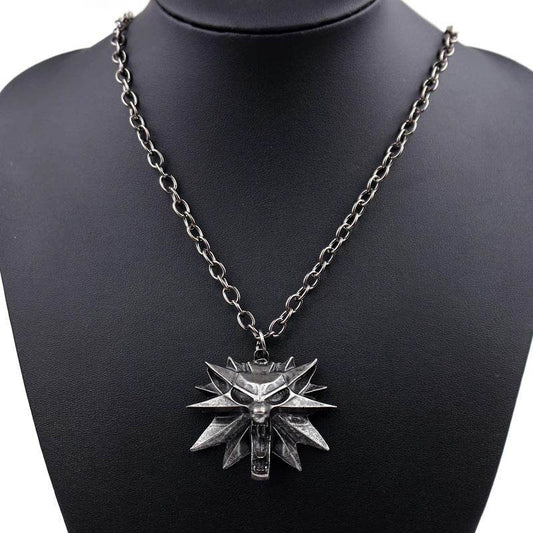 Anime necklace with wolf head - Price Value Store