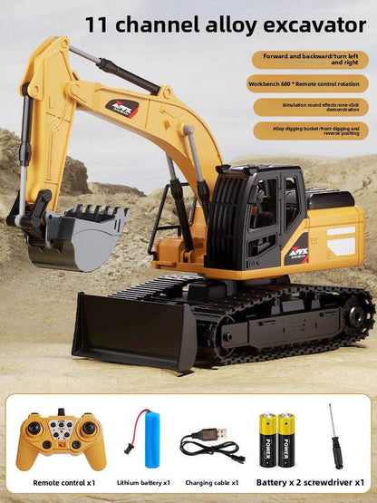 Children's oversized remote control excavator toys - Price Value Store