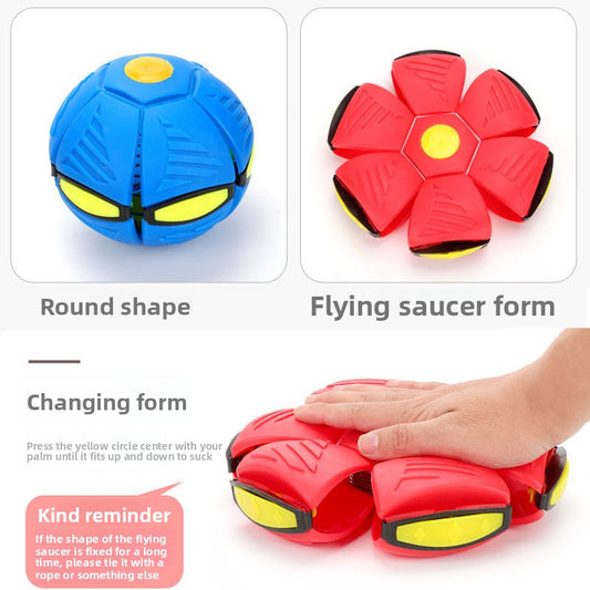 Magic UFO Light-Up Bouncing Deformation Ball