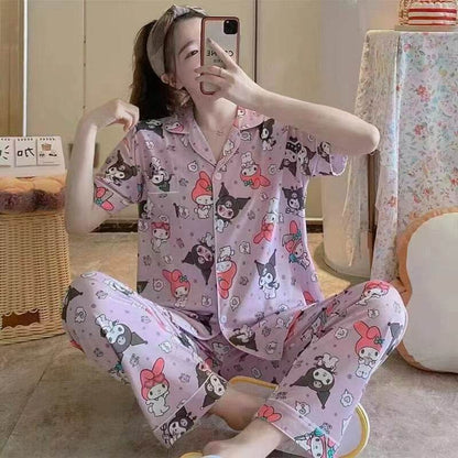 Long pants and cardigan home wear - Price Value Store