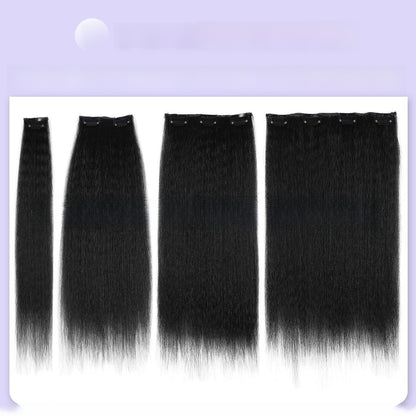fluffy chemical fiber wig extension reissue piece
