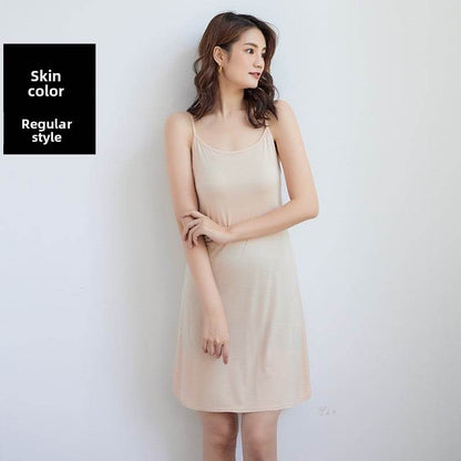 Sleeveless Slip Dress - Loose Fit Casual Inner Skirt - Price Value Store