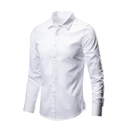 Men's Long/Short Sleeve Slim Fit Non-Ironing Casual Shirt - Price Value Store